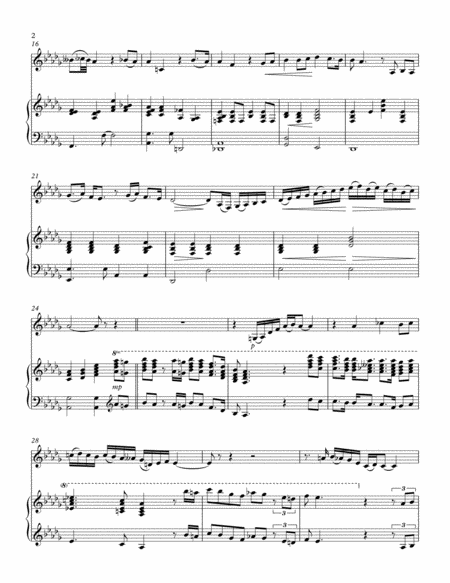 Mona Lisa For Alto Sax Solo With Piano Accompaniment Nat King Cole Page 2