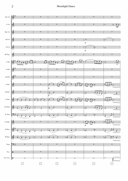 Moonlight Dance Full Score Parts Page 2