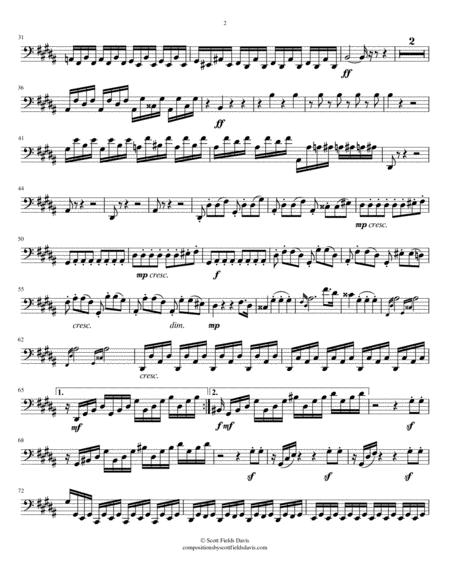 Moonlight Sonata Movement Iii For Orchestra Cello Part Page 2