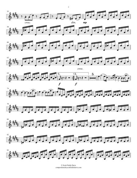 Moonlight Sonata Movement Iii For Orchestra Oboe Part Page 2