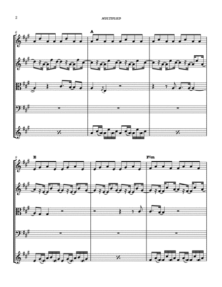 Multiplied String Quartet Guitar Page 2