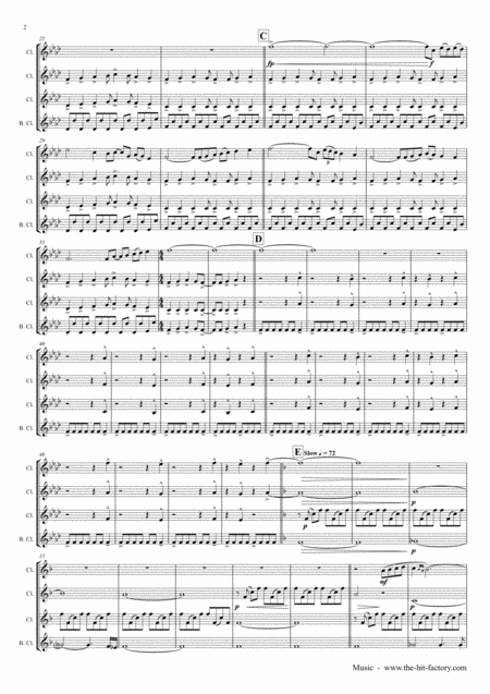 Music Was My First Love John Miles Clarinet Quartet Page 2