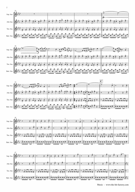 Music Was My First Love John Miles Saxophone Quartet Page 2