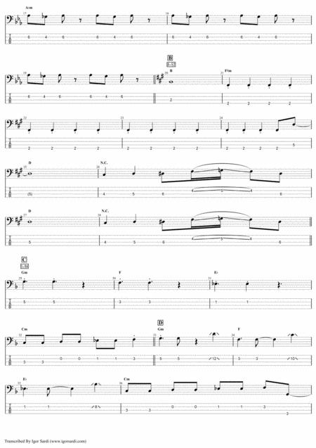 Mustapha Queen John Deacon Complete And Accurate Bass Transcription Whit Tab Page 2