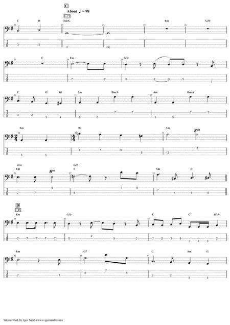 My Fairy King Queen John Deacon Complete And Accurate Bass Transcription Whit Tab Page 2