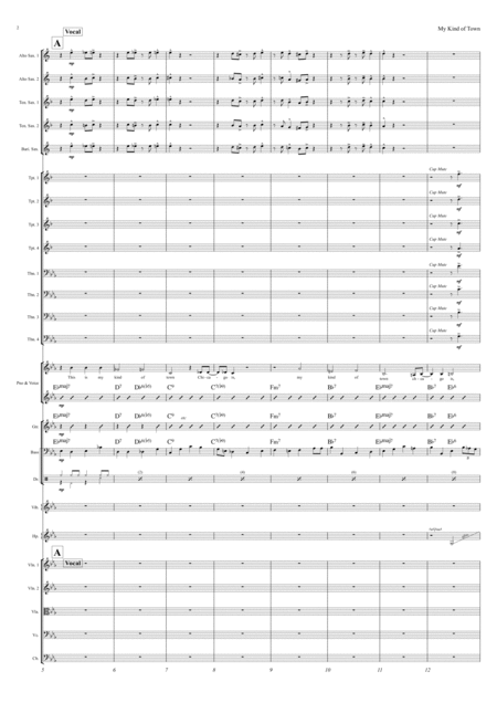 My Kind Of Town Vocal With Big Band Strings Page 2