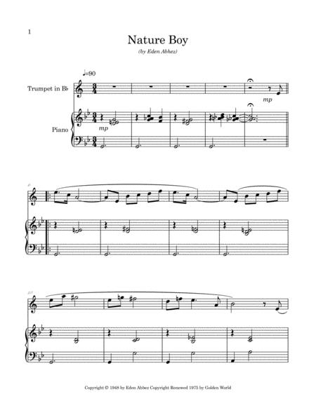 Nature Boy Arranged For Trumpet And Piano Page 2