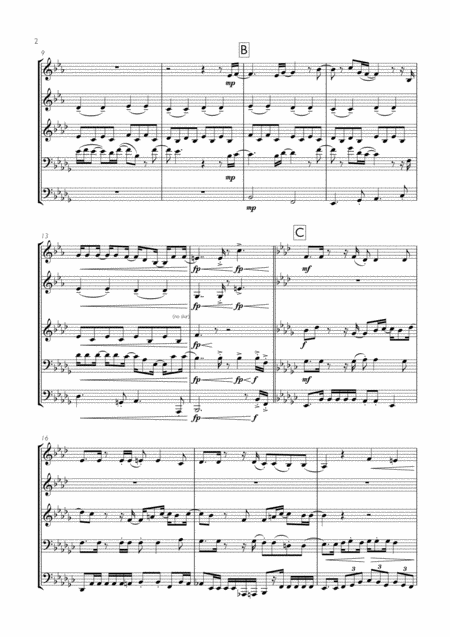 No Doubt Dont Speak For Brass Quintet Page 2