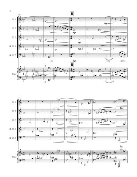 Nocturne 2 For 5 Clarinets Page 2