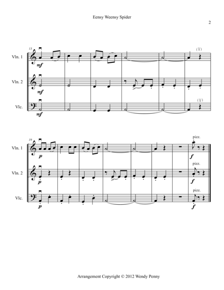 Nursery Rhymes For Two Violins And Cello Book 1 Page 2