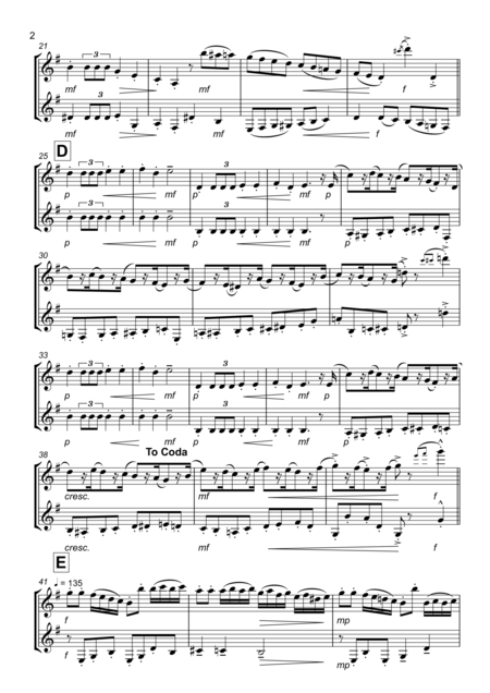 Nutcracker Suite March Clarinet Duet Page 2
