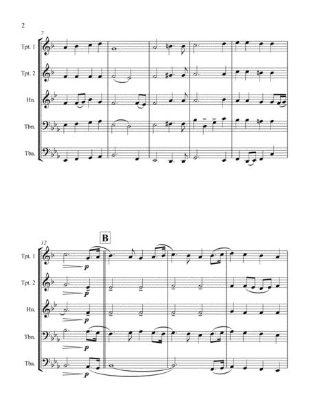 O Canada Brass Quintet Page 2