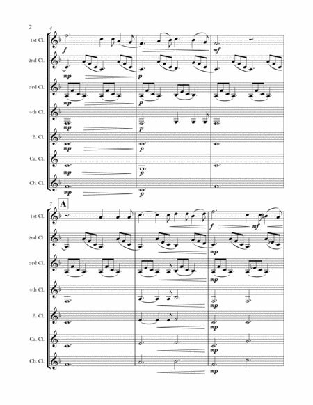 O Holy Night Clarinet Choir Page 2