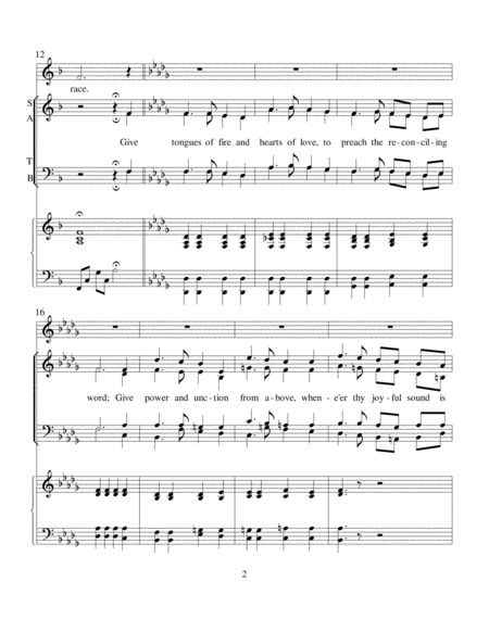 O Spirit Of The Living God Score And Solo Page 2