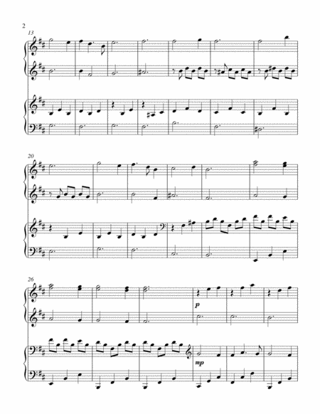 Once Upon A December 1 Piano 4 Hands Page 2