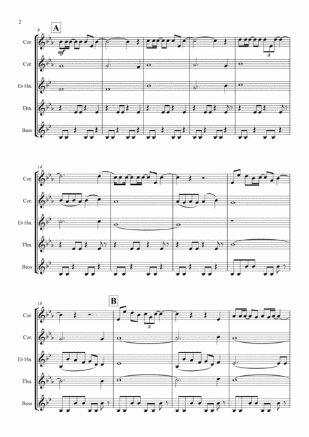 One Day Like This Brass Quintet Page 2