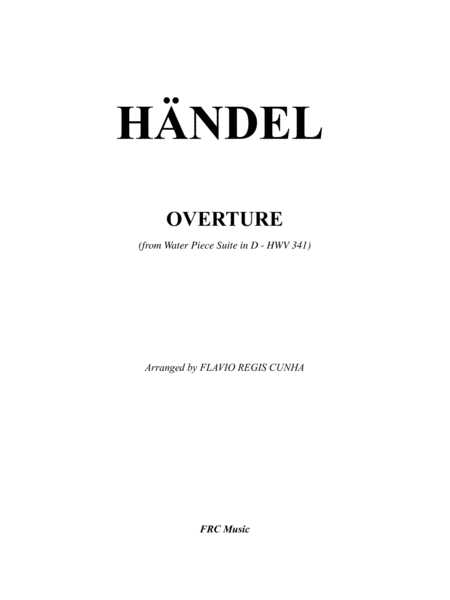 Overture From Water Piece Suite In D Hwv 341 Page 2