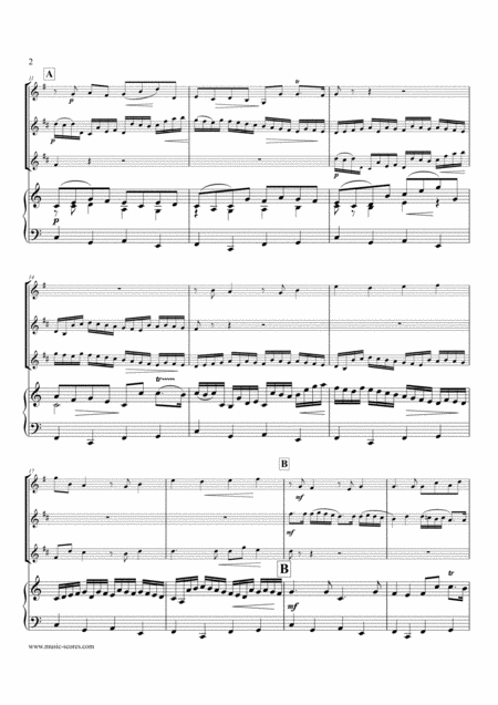 Pachelbels Canon 2 Trumpets French Horn And Piano Page 2