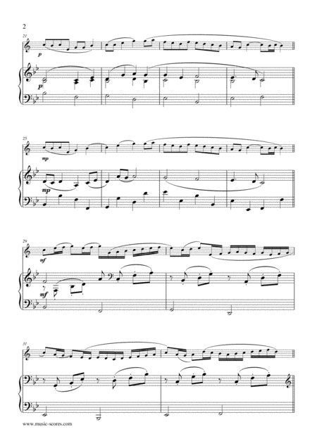 Pachelbels Canon Easier Clarinet Bb Major Concert Page 2