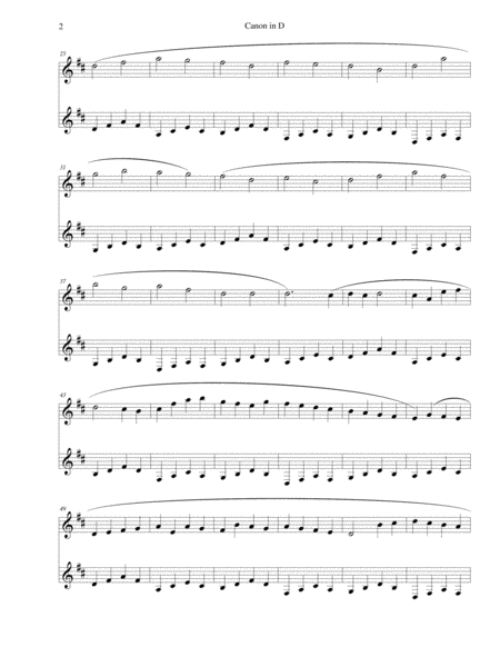 Pachelbels Canon In D For Flute And Marimba Page 2