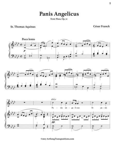 Panis Angelicus A Flat Major Page 2