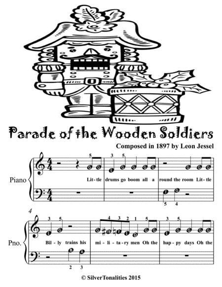 Parade Of The Wooden Soldiers Beginner Piano Sheet Music Page 2