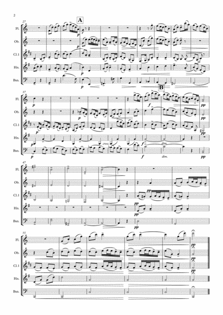 Parry An English Suite V Pastoral Wind Quintet Page 2