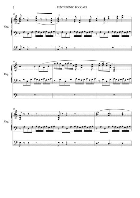 Pentatonic Toccata Page 2