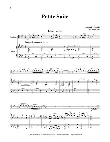 Petite Suite For Trombone And Piano Page 2