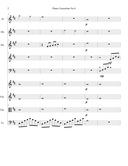 Piano Concertino No 4 Jozef Sebastian Page 2