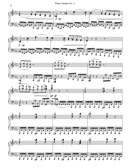 Piano Sonata No 2 In C Minor Op 4 Page 2
