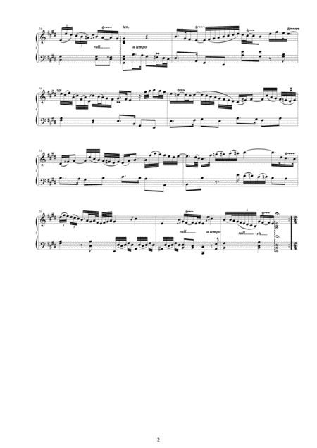 Platti Harpsichord Or Piano Sonata No 6 In E Major Op 1 Cspla9 Page 2