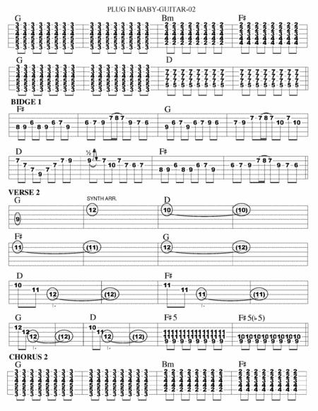 Plug In Baby Guitar Tab Page 2