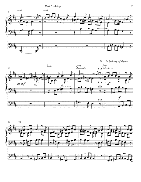 Prelude Fugue In D Major For Organ Op 28 Page 2