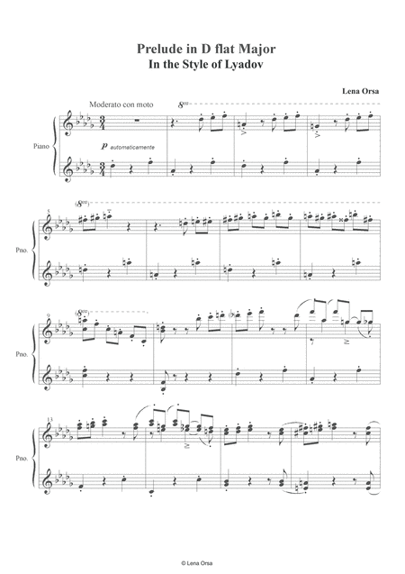 Prelude In D Flat Major In The Style Of Lyadov Page 2