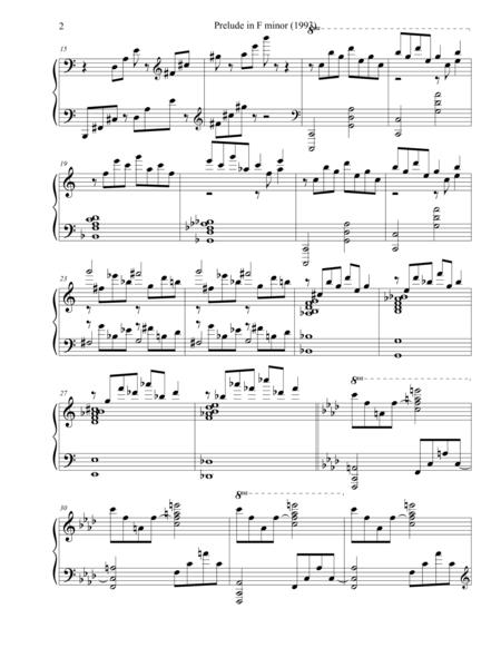 Prelude In F Minor 1993 Page 2