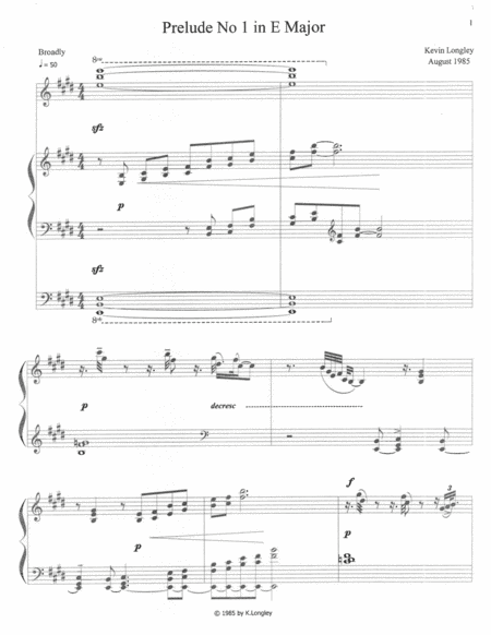 Prelude No 1 In E Major Page 2