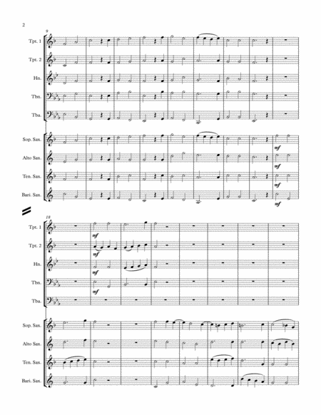 Prelude Offertory And Recessional Sax Quartet And Antiphonal Brass Quintet Page 2
