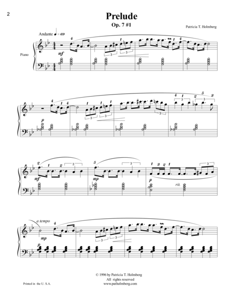 Prelude Op 7 1 Page 2
