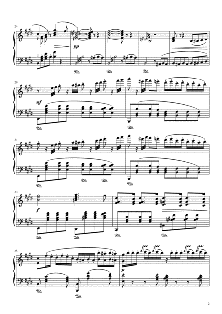 Prelude To Act 1 From La Traviata By G Verdi Piano Solo Page 2