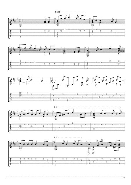 Promise Me Fingerstyle Guitar Page 2