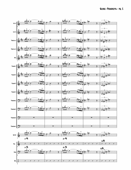 Prospects Big Band Version Score And Parts Page 2