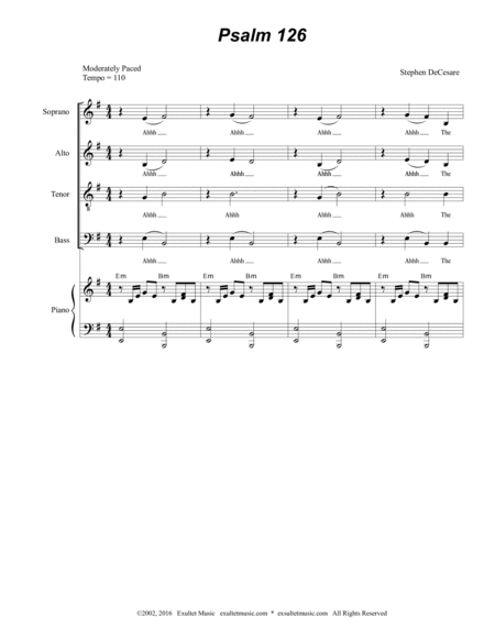 Psalm 126 For Solo Satb Page 2