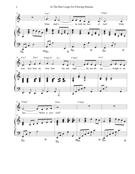 Psalm 42 As The Hart Longs For Flowing Streams Page 2