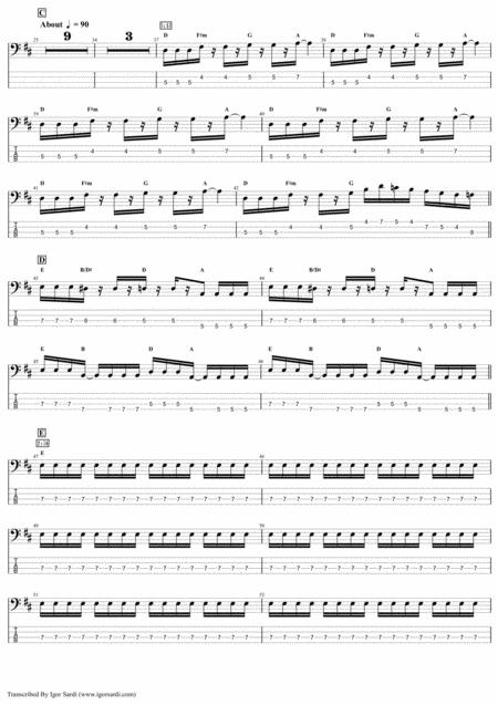 Queen Doing All Right Accurate Bass Transcription Whit Tab Page 2