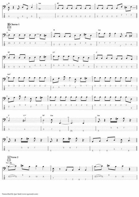 Queen John Deacon Flick Of The Wrist Complete And Accurate Bass Transcription Whit Tab Page 2