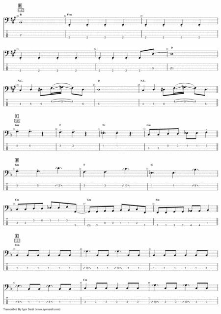 Queen John Deacon Mustapha Complete And Accurate Bass Transcription Whit Tab Page 2