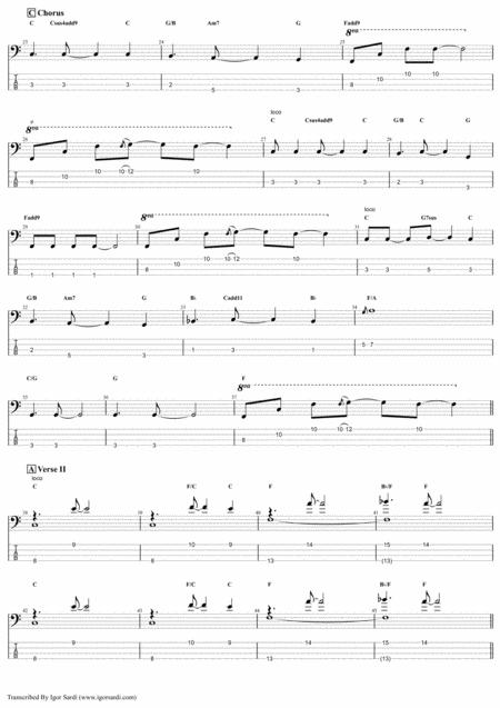 Queen These Are The Days Of Our Lives Complete And Accurate Bass Transcription Whit Tab Page 2