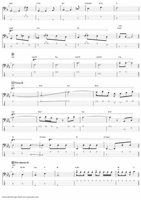 Queen We Are The Champions Complete And Accurate Bass Transcription Whit Tab Page 2