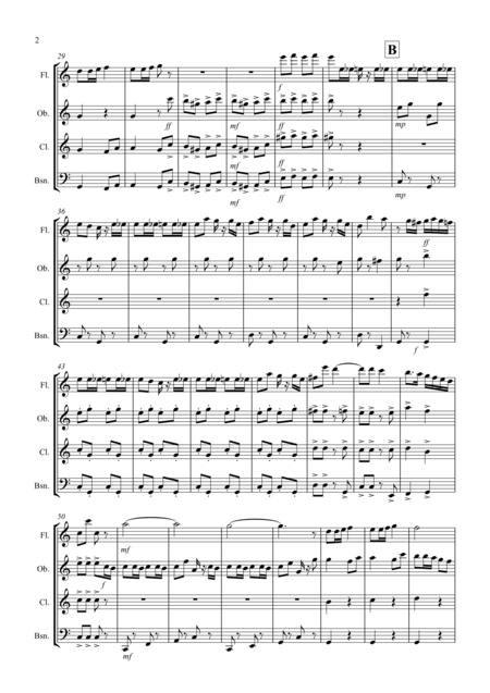 Radetzky March For Wind Quartet Page 2